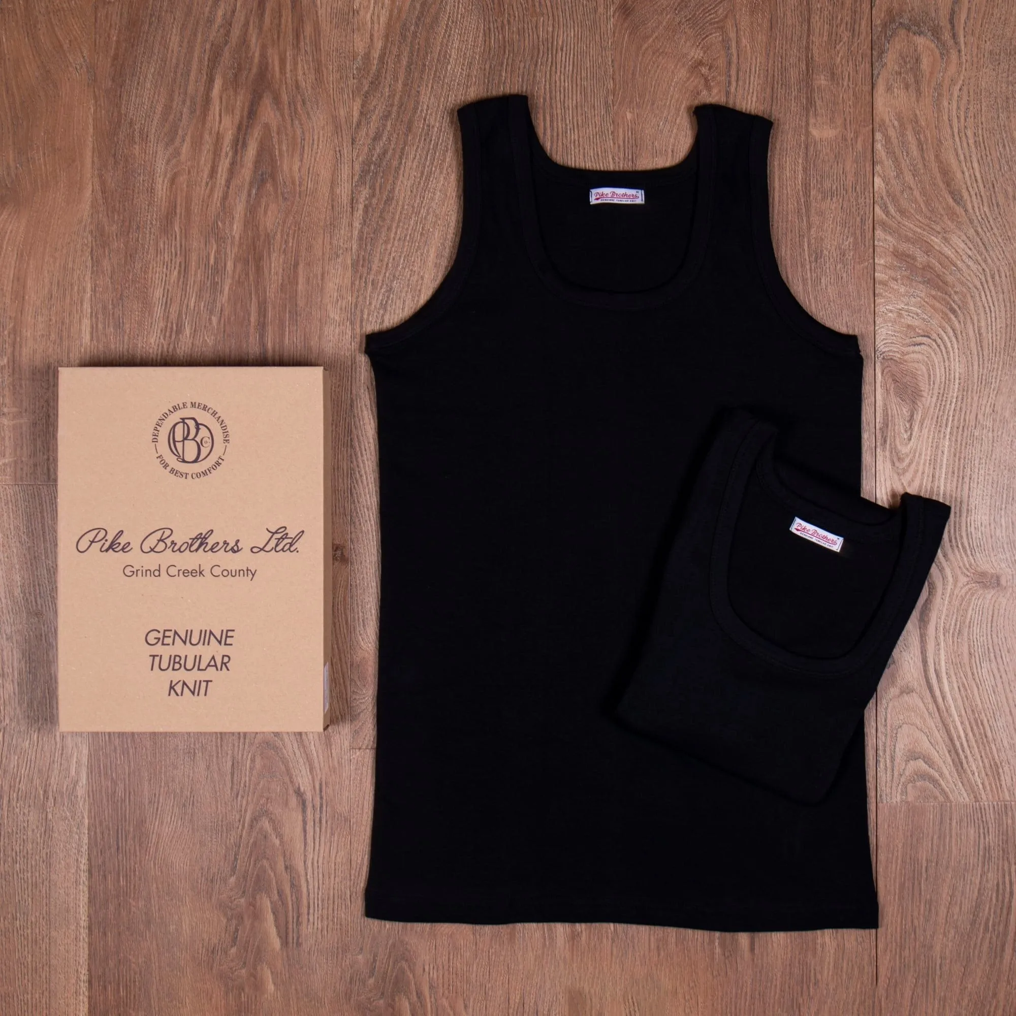 1965 Tank Top set Black - Pike Brothers