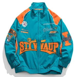 1984 American Style Jacket Embroidery Collage