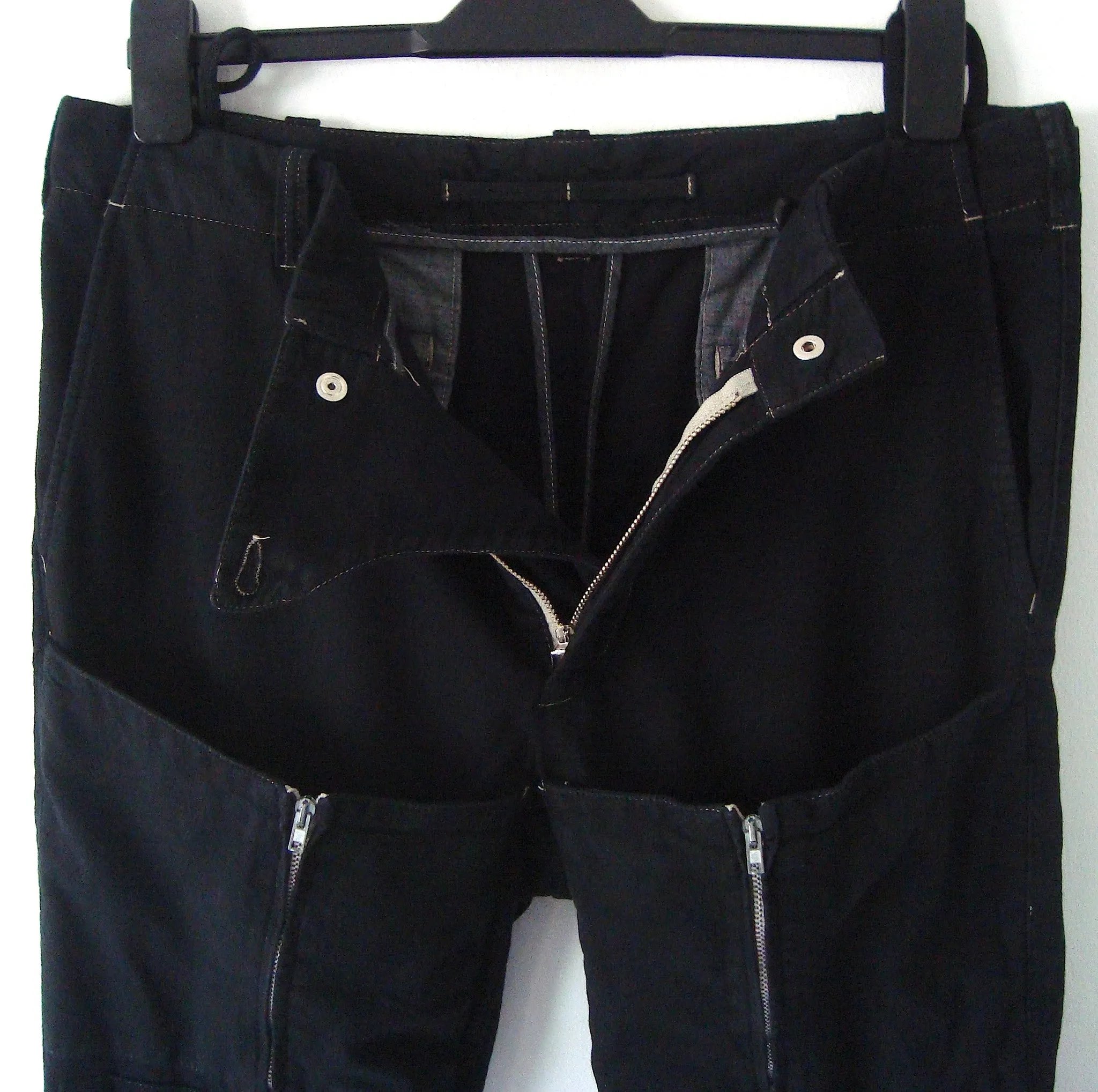 1999 Bondage Trousers with Zipped Pockets and Straps