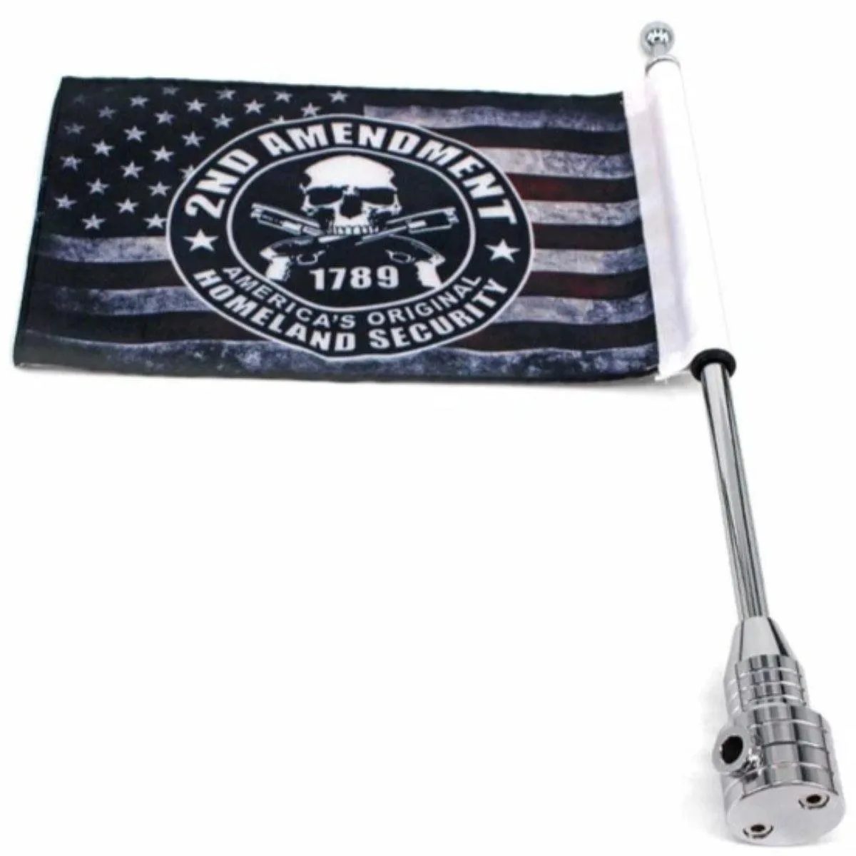 2nd Amendment Flag Motorcycle Flag Mount