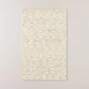 3'x5' Chunky Rectangular Handmade Woven Accent Rug Cream - Hearth & Hand with Magnolia