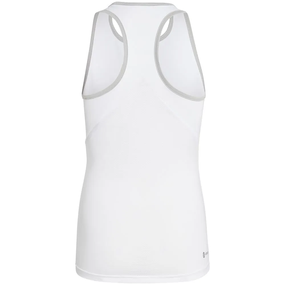 adidas Girls Club Tank - White