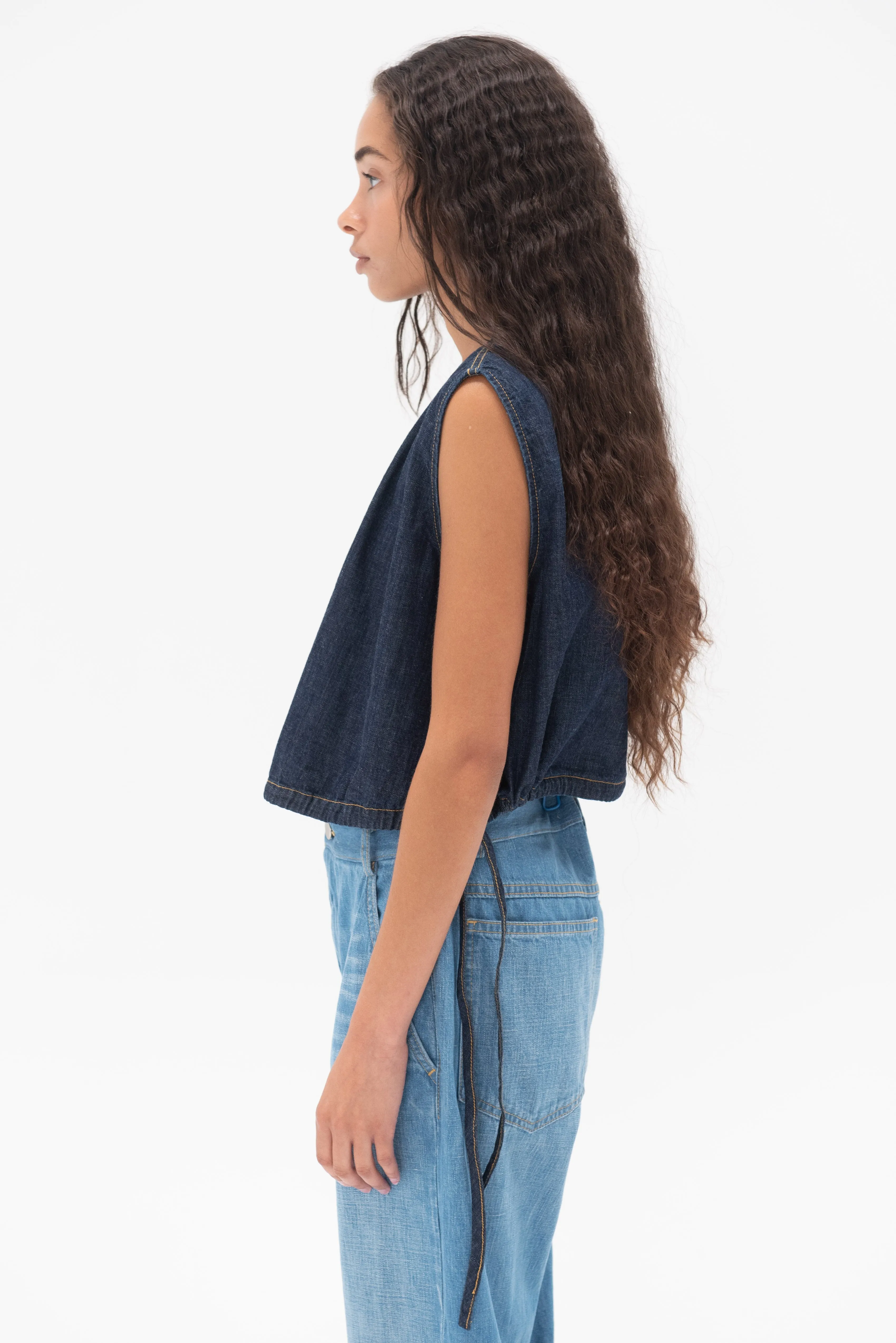 Aires Top, Dark Indigo