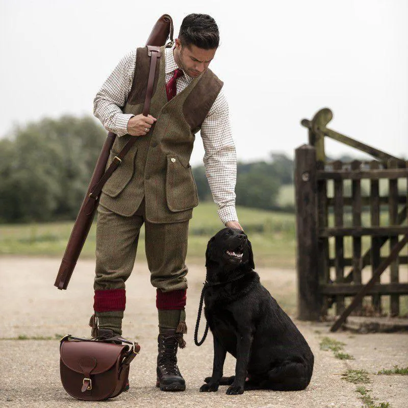 Alan Paine Combrook Mens Tweed Breeks - Sage