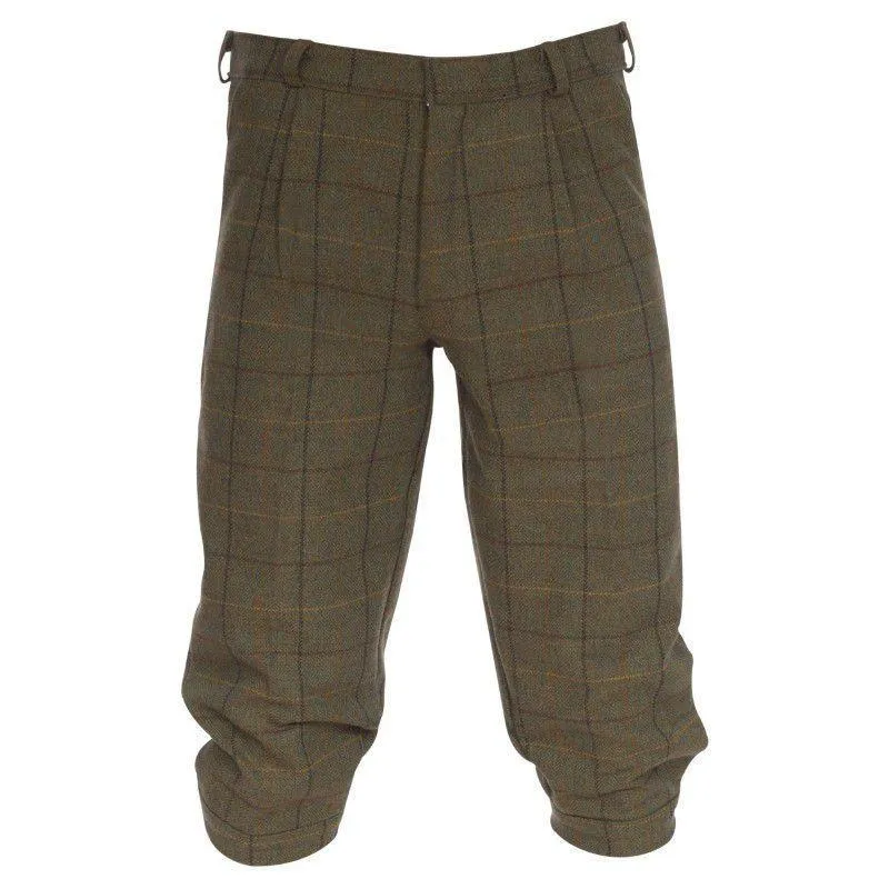 Alan Paine Rutland Tweed Mens Breeks - Dark Moss