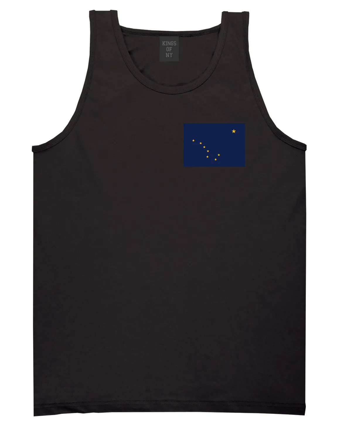 Alaska State Flag AK Chest Mens Tank Top T-Shirt