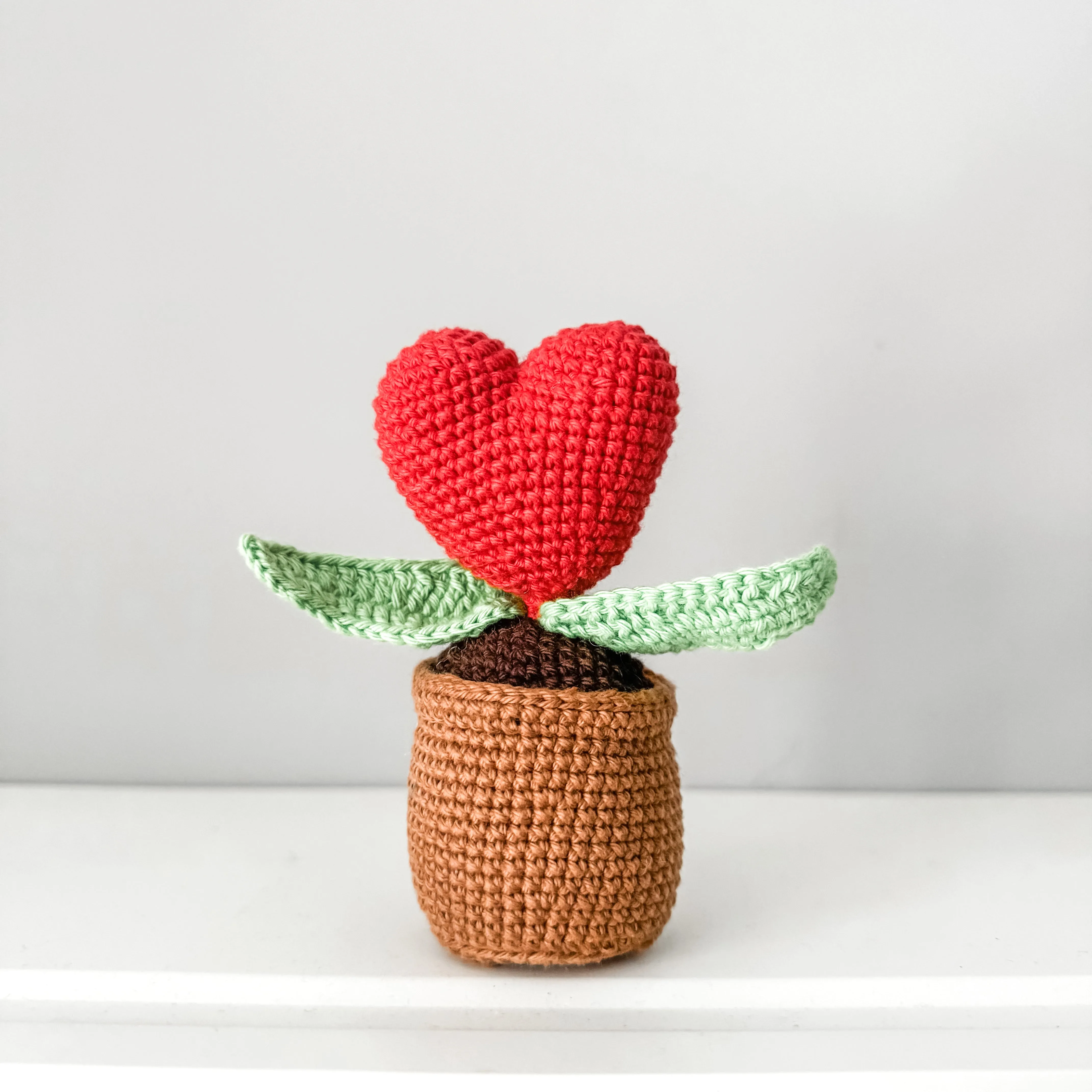 Amigurumi Heart Plant