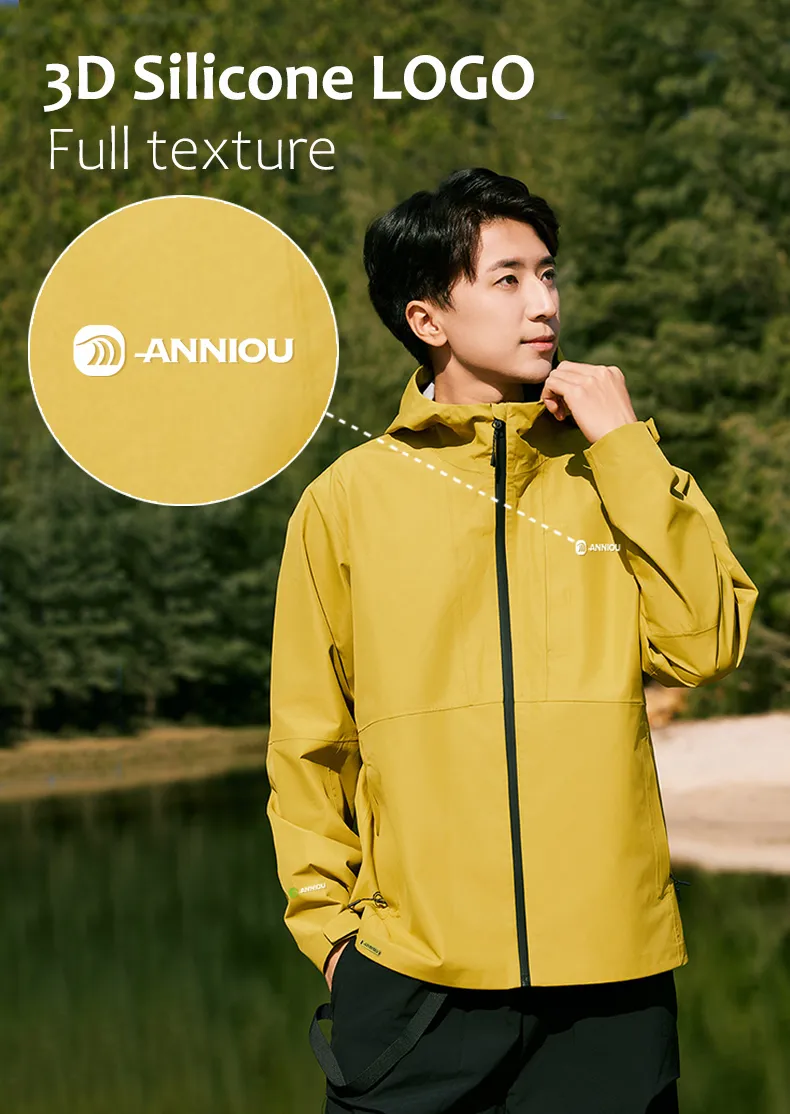 ANNIOU Unisex Lightweight Seamless Hardshell Jacket