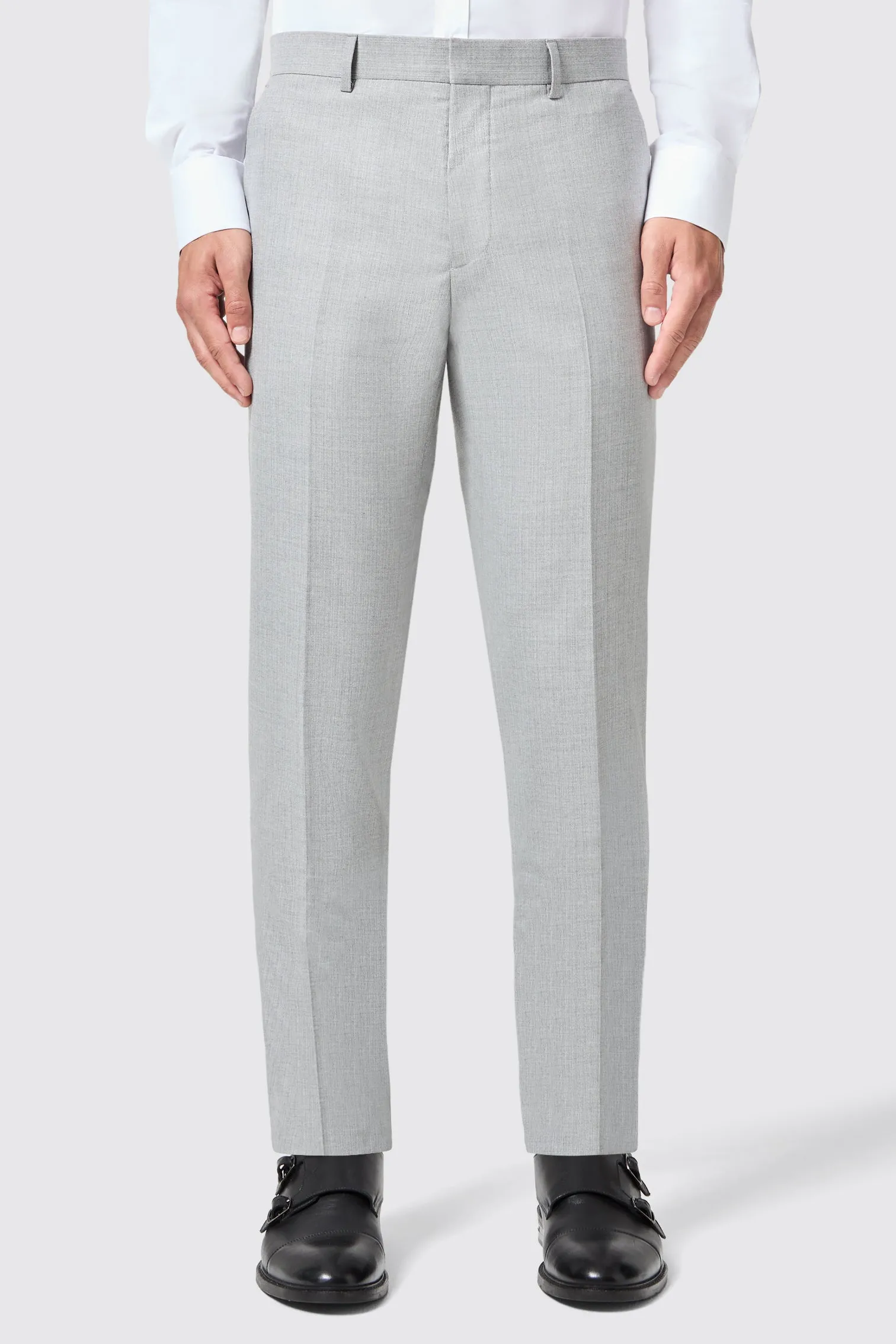 Atkinson Slim Fit Grey Trousers