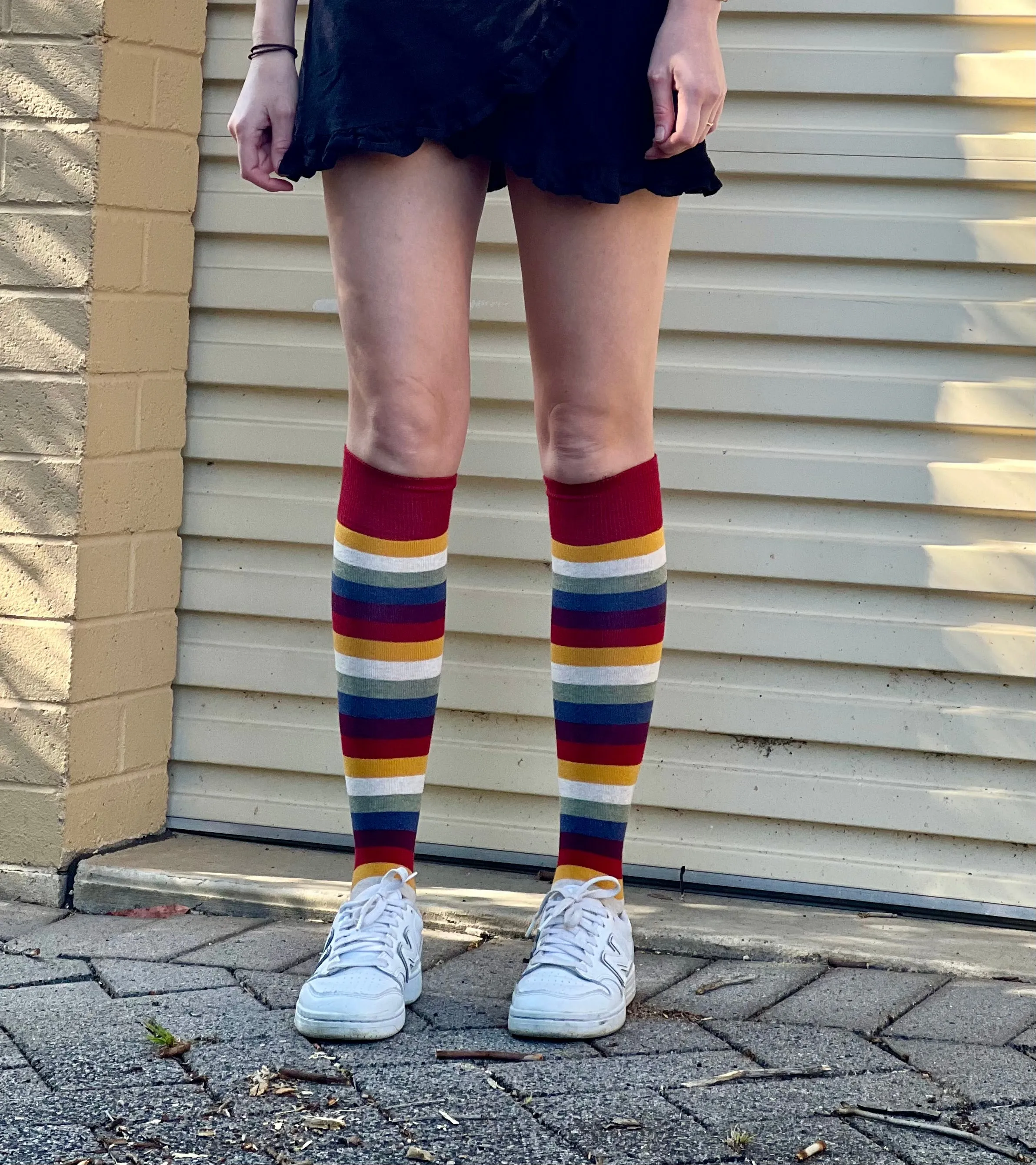 Autumn Stripes Knee High Socks