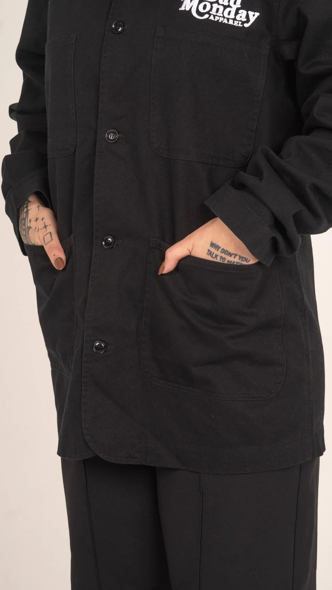 Bad Monday Chore Jacket Black