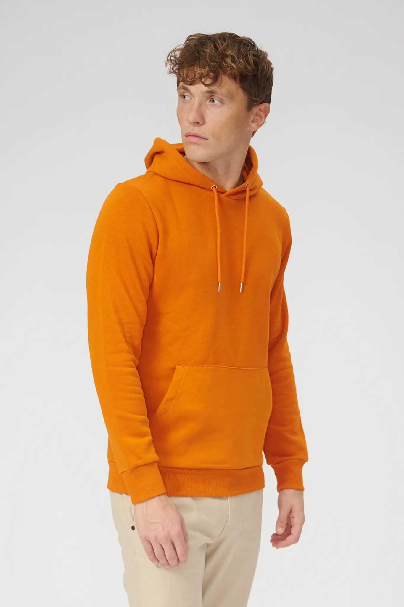 Basic Hoodie Sweat - Orange