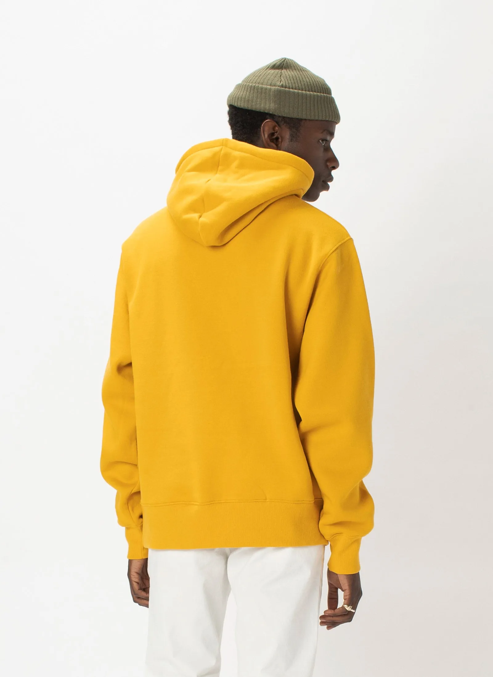 B.Cools Retro Hood Sweatshirt Mustard