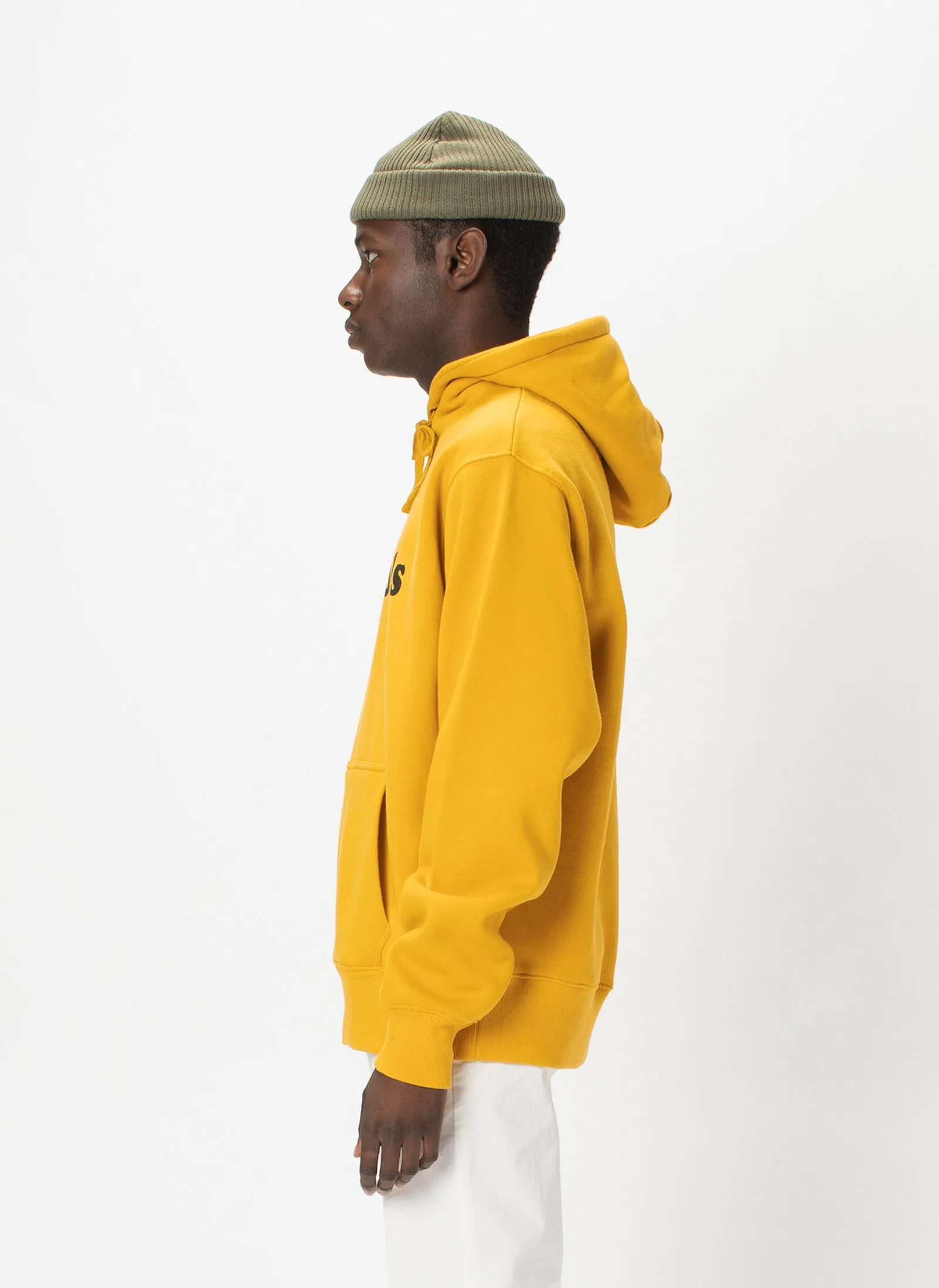 B.Cools Retro Hood Sweatshirt Mustard