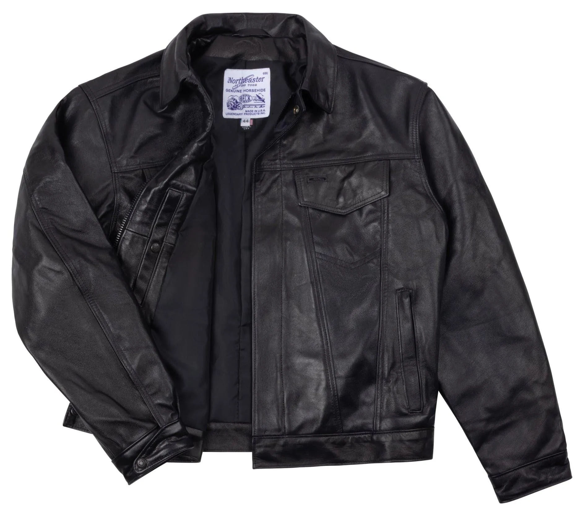 BECK™ 737 Northeaster Flying Togs Genuine Horsehide Trucker Jacket