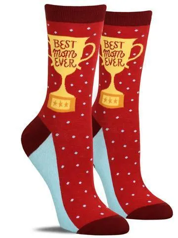 Best Mom Ever Women's Crew Socks