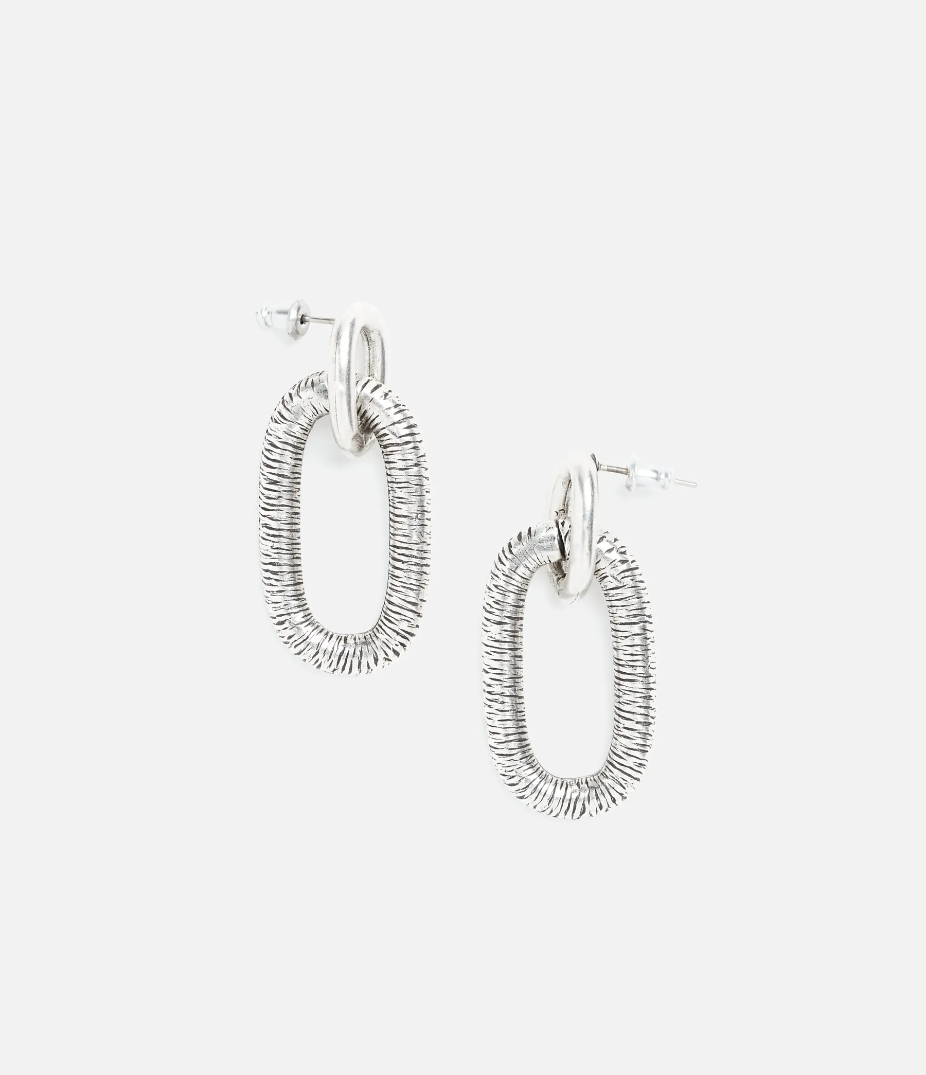 Bicycle Chunky Chain Link Earrings