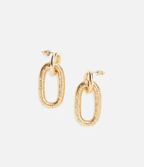 Bicycle Chunky Chain Link Earrings