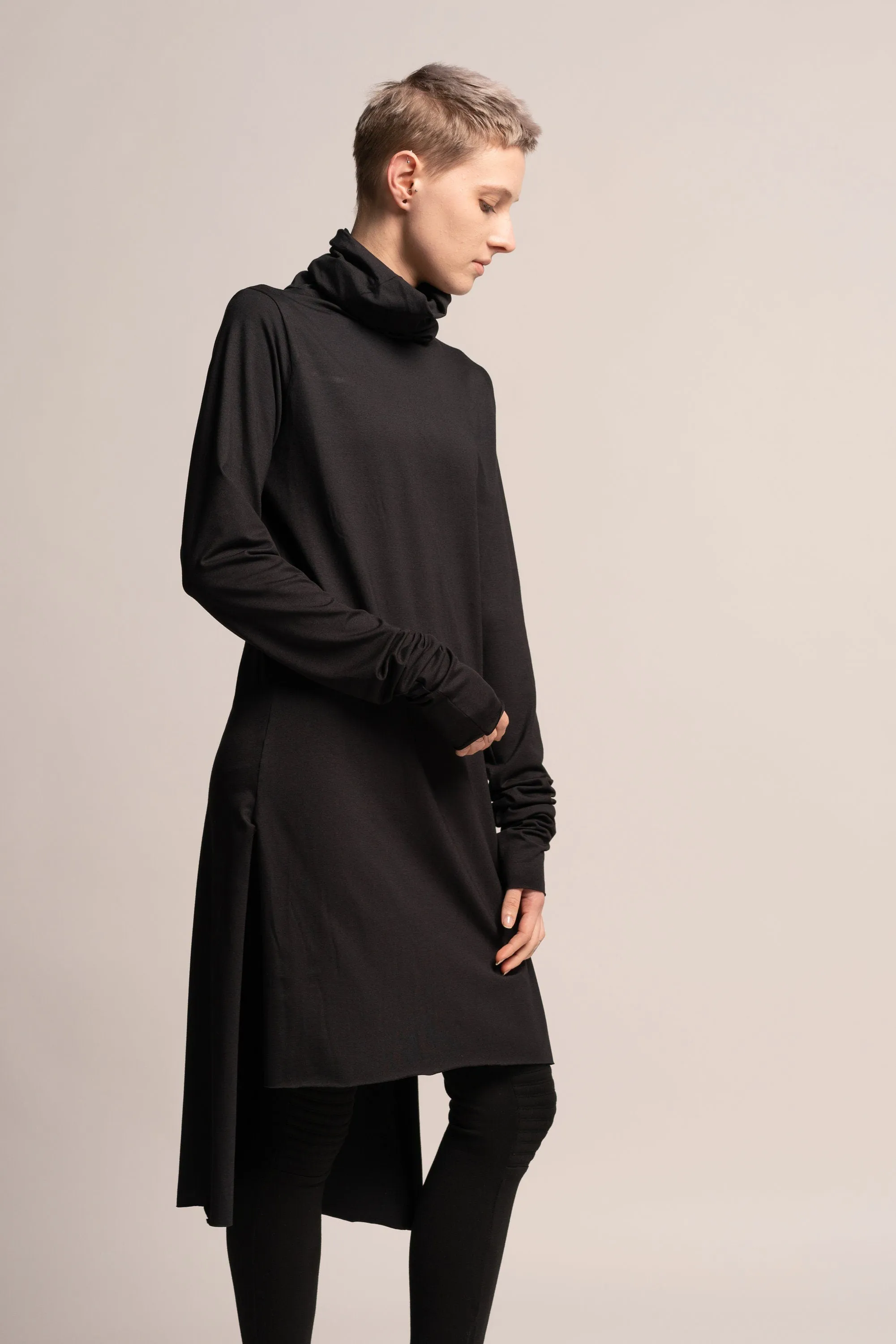 Black Turtle Neck Tunic