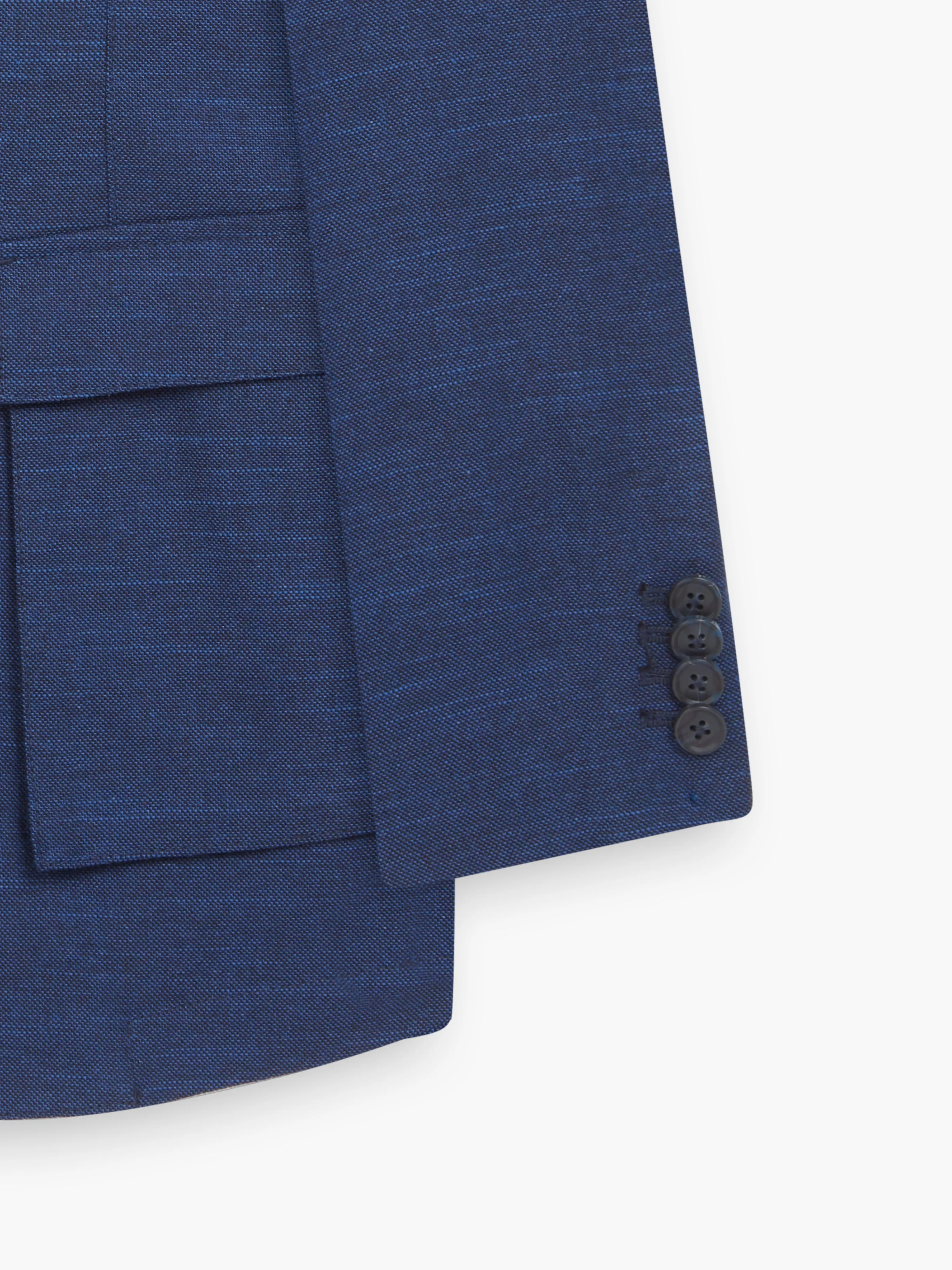 Blakesley Linen-Blend Slim Royal Blue Field Jacket