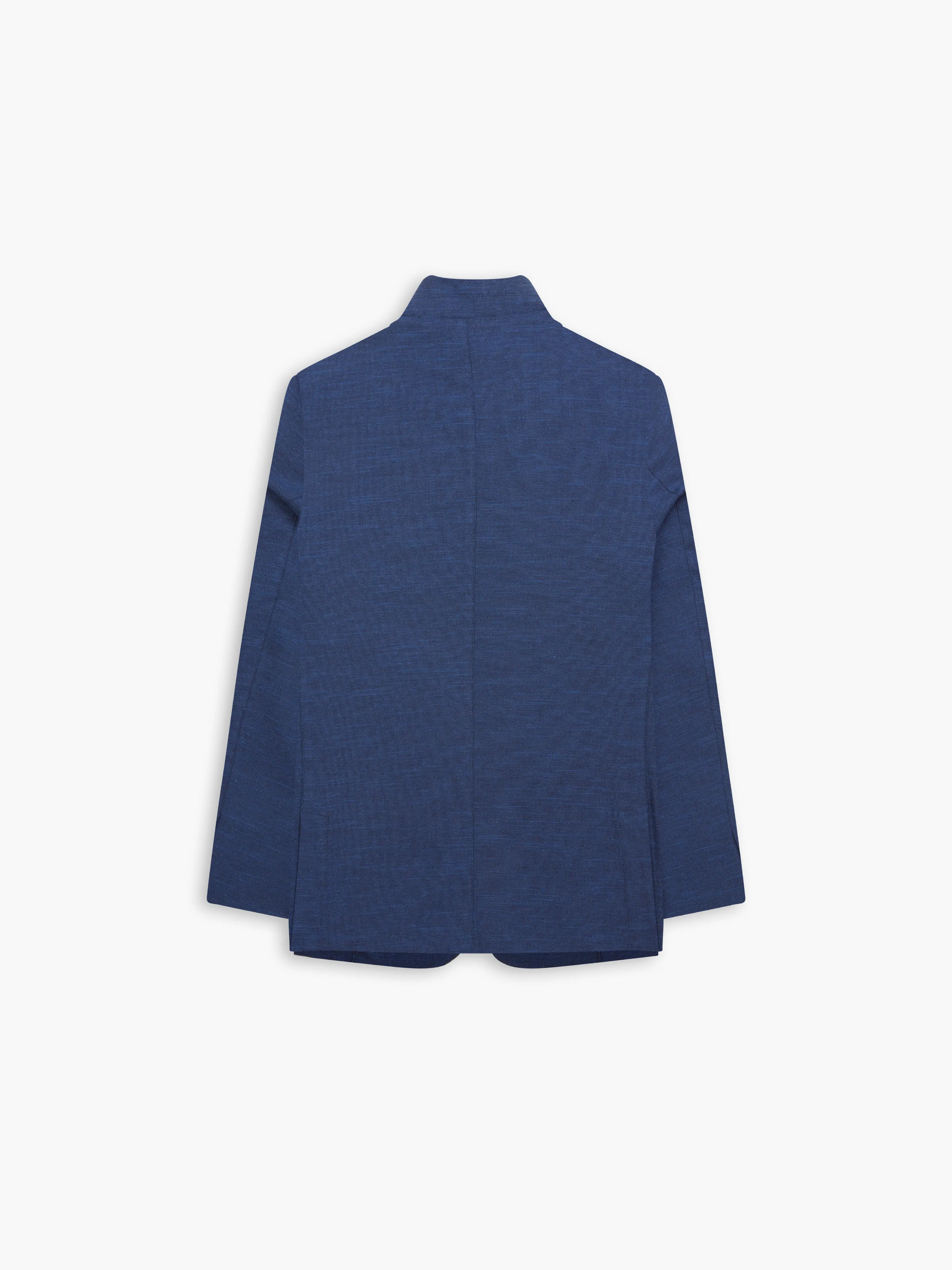 Blakesley Linen-Blend Slim Royal Blue Field Jacket