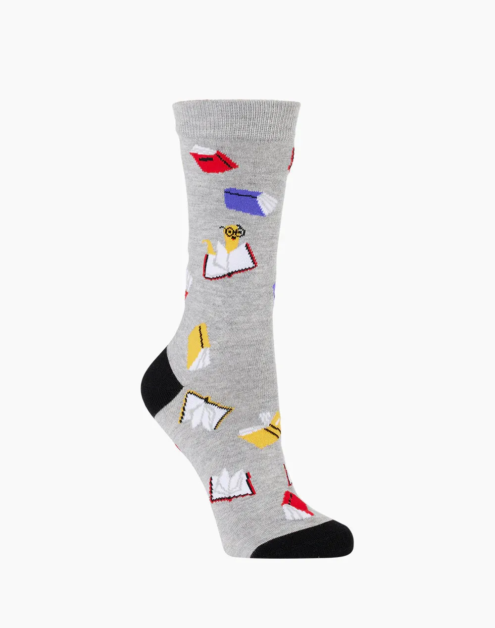 Book Worm Women's Bamboo Crew Socks