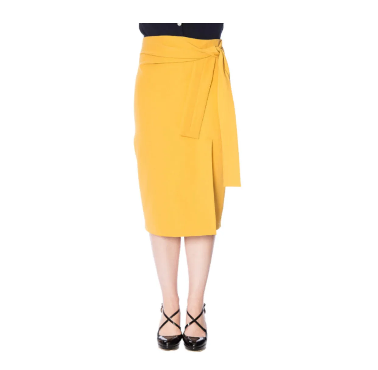 Bow pencil Skirt by Banned