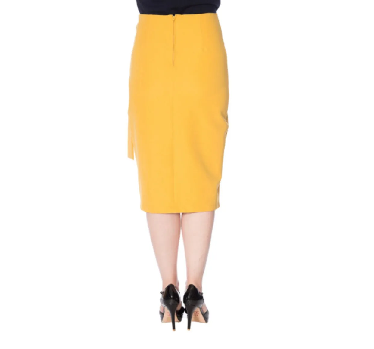 Bow pencil Skirt by Banned