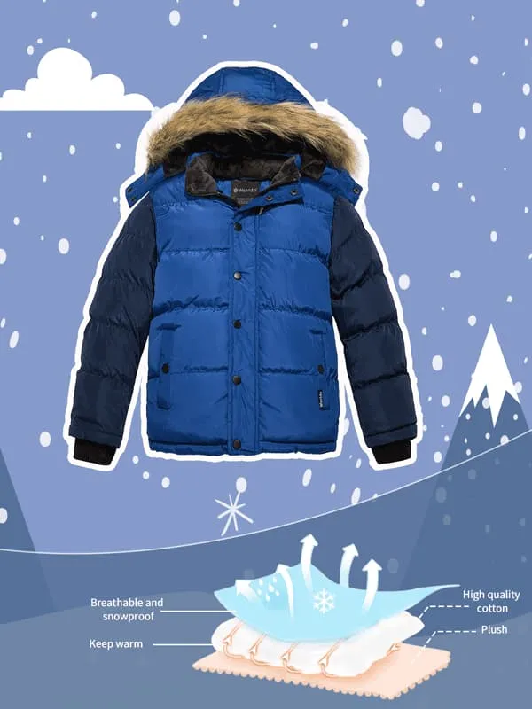 Boys Hooded Puffer Jacket