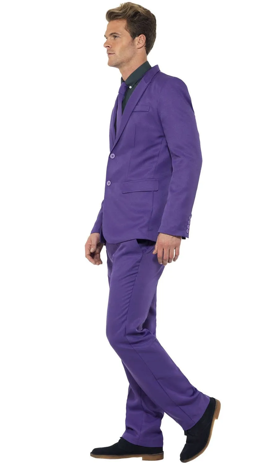 Bright Purple Mens Stand Out Suit