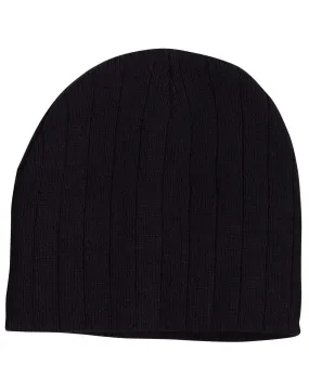 Cable Knit Beanie With Fleece Head BandCH64