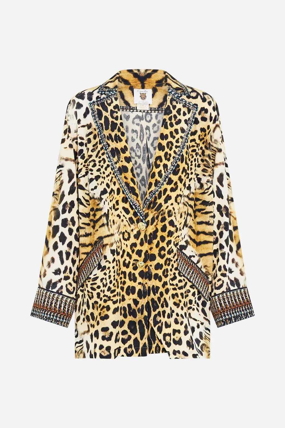 CAMILLA JAGUAR RELAXED SUIT JACKET