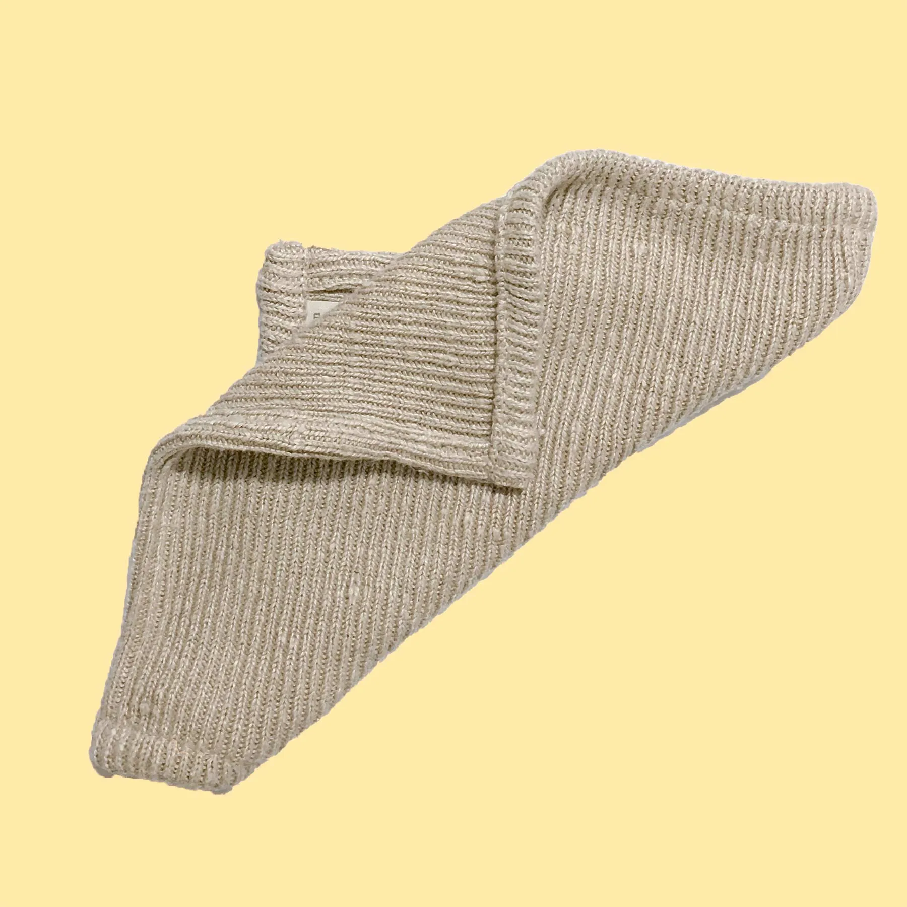 CARDING MILL 100% Organic Hemp Knit Wash Cloth - Dish Towel (No Plastic, No Polyester, No Synthetics) (100% Biodegradable)