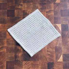 CARDING MILL 100% Organic Hemp Knit Wash Cloth - Dish Towel (No Plastic, No Polyester, No Synthetics) (100% Biodegradable)