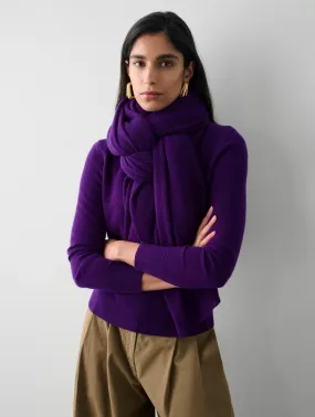 Cashmere Travel Wrap - Deep Plum