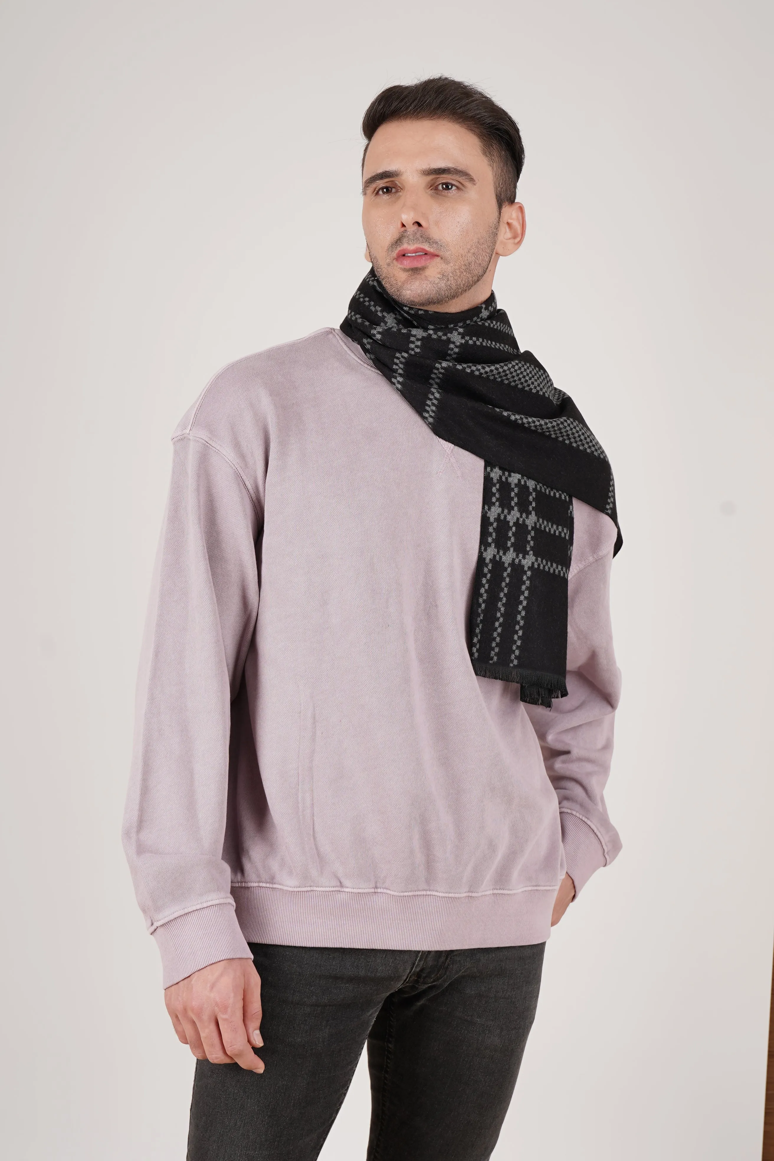 Casually Professional Wool Blend Scarf - Unisex Scarf