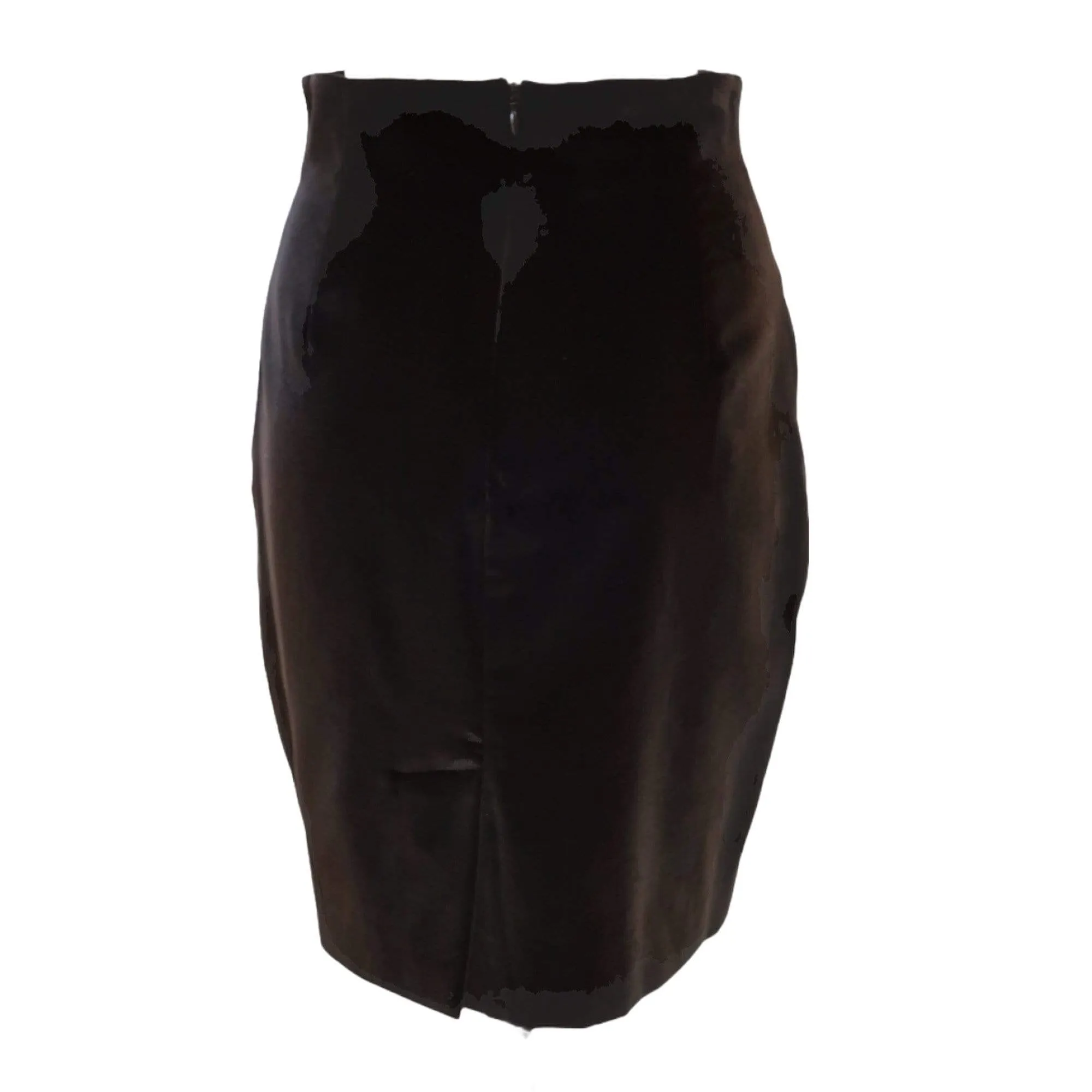 Chantal Thomass Black Velvet Pencil Skirt