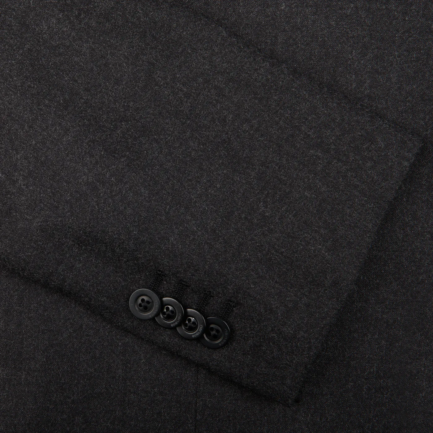 Charcoal Grey Wool Flannel K Suit