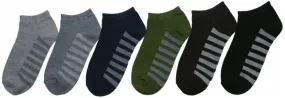 children's no show socks - striped sole patterns - size 4-6 Case of 360