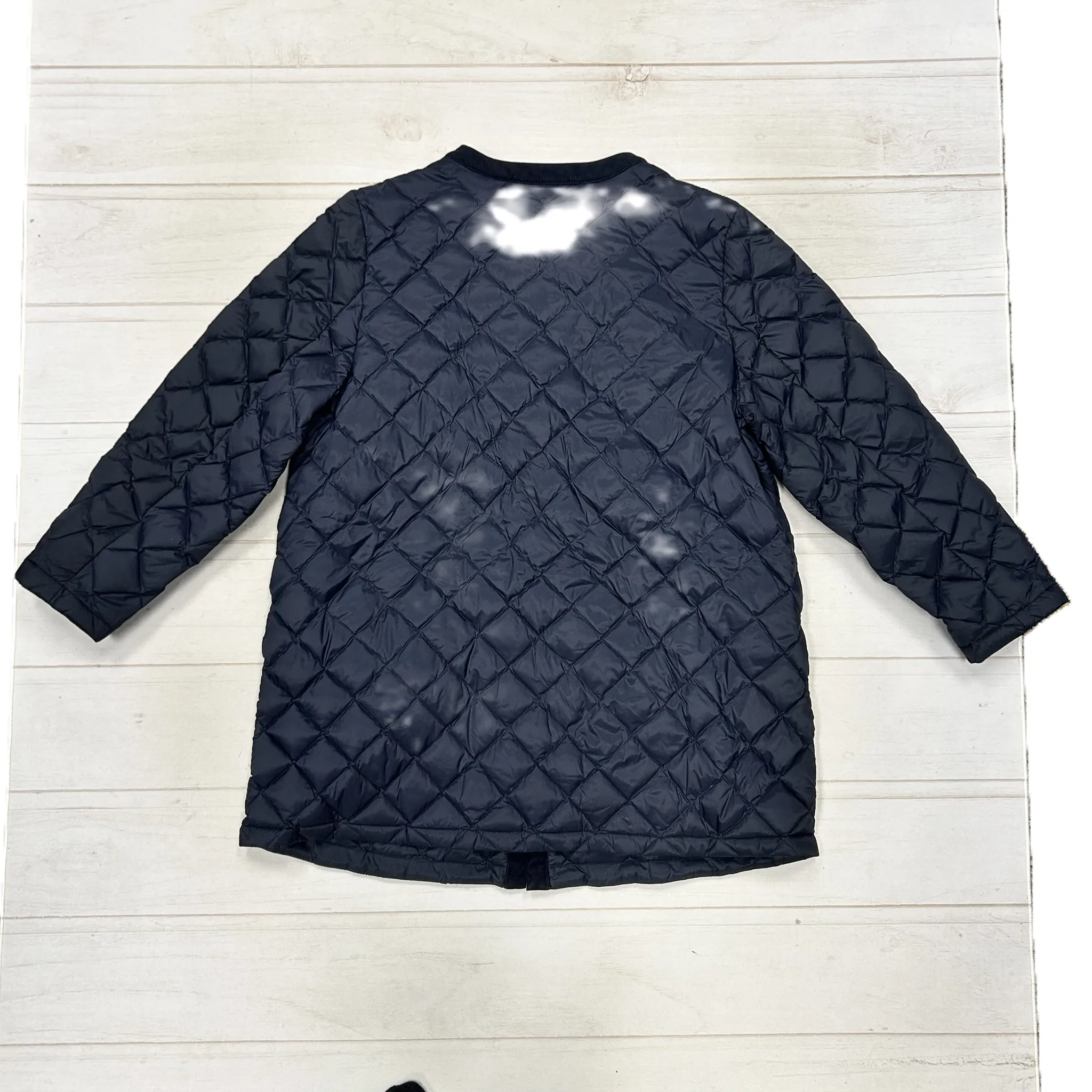 Coat Puffer & Quilted By J. Jill In Navy, Size: Xl