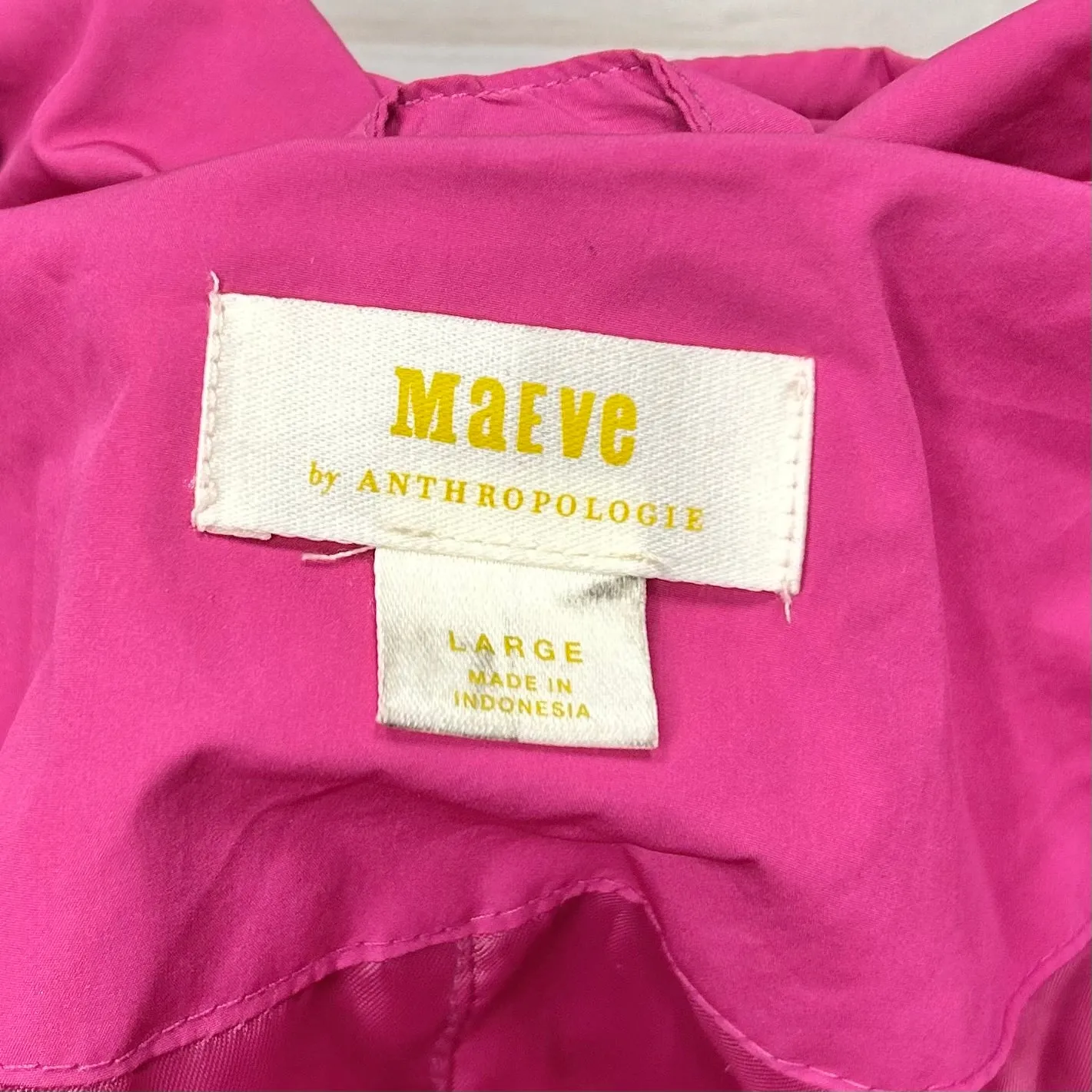 Coat Puffer & Quilted By Maeve In Pink, Size: L