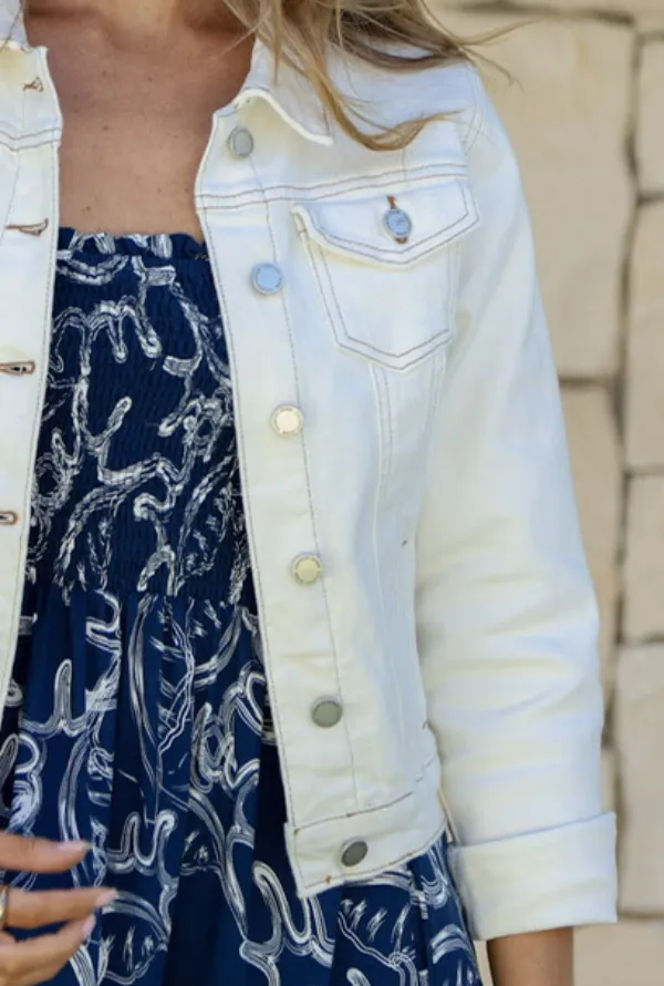 Country Denim Jacket - White