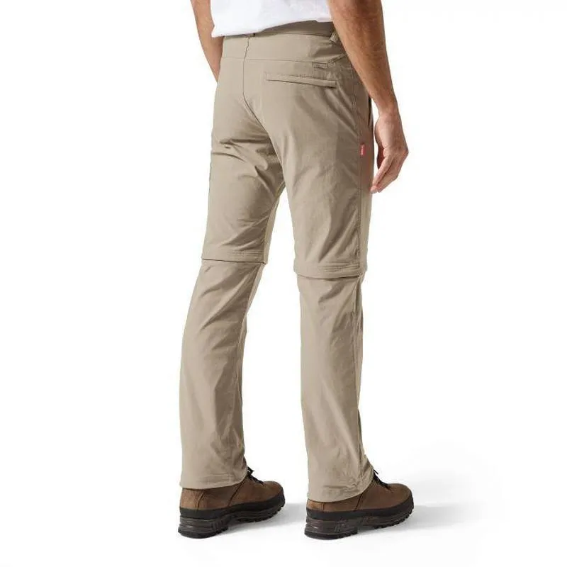 Craghoppers NosiLife Pro Men's Trek Convertible Walking Trousers - Pebble