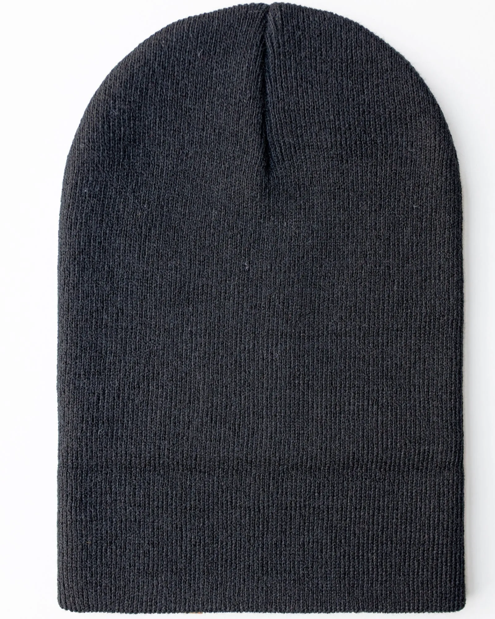 CS101 HAAKWEAR Traditional Silent Cuffed Beanie, Charcoal Black