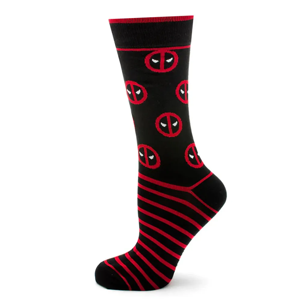 Deadpool & Wolverine: Deadpool Stripe Black Socks