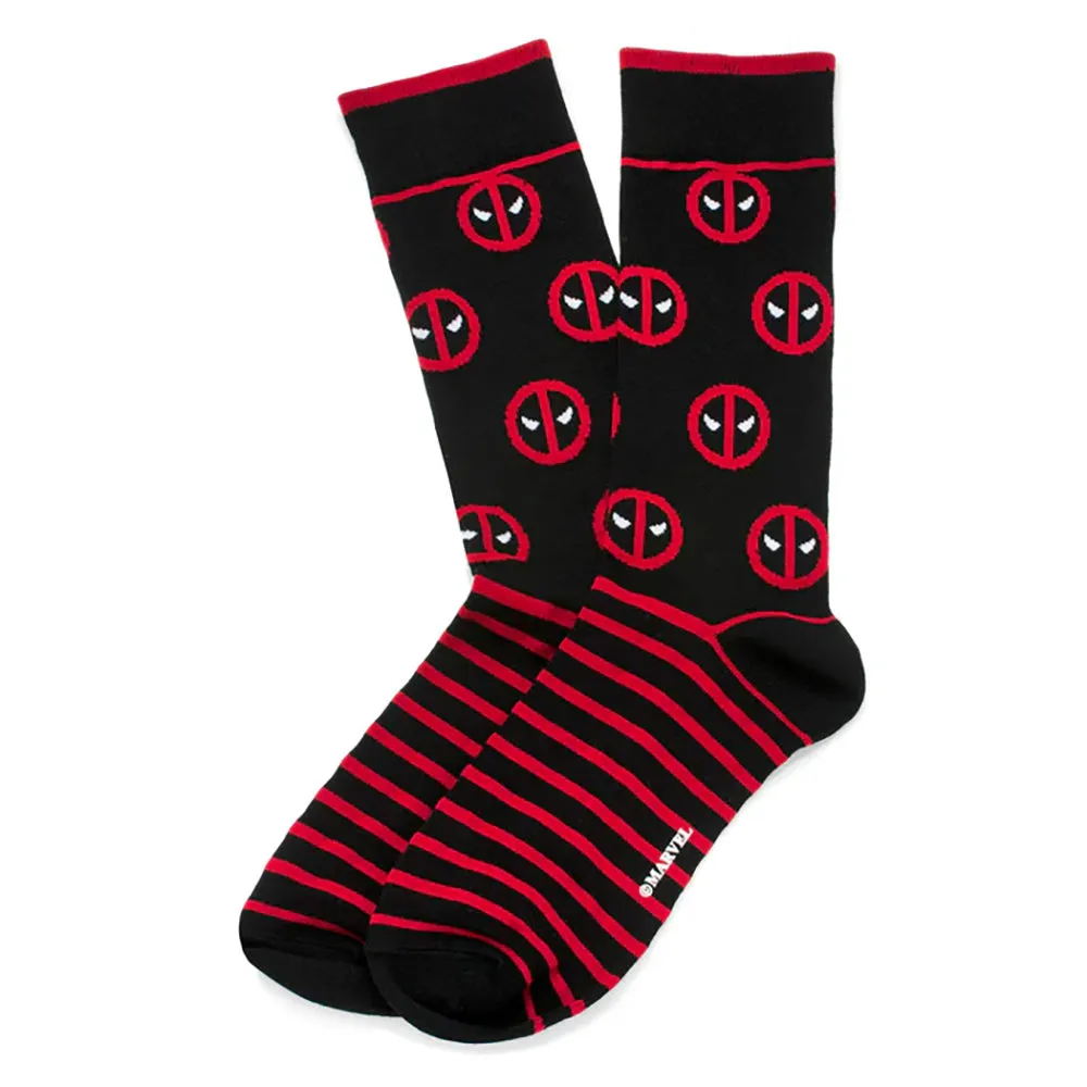 Deadpool & Wolverine: Deadpool Stripe Black Socks