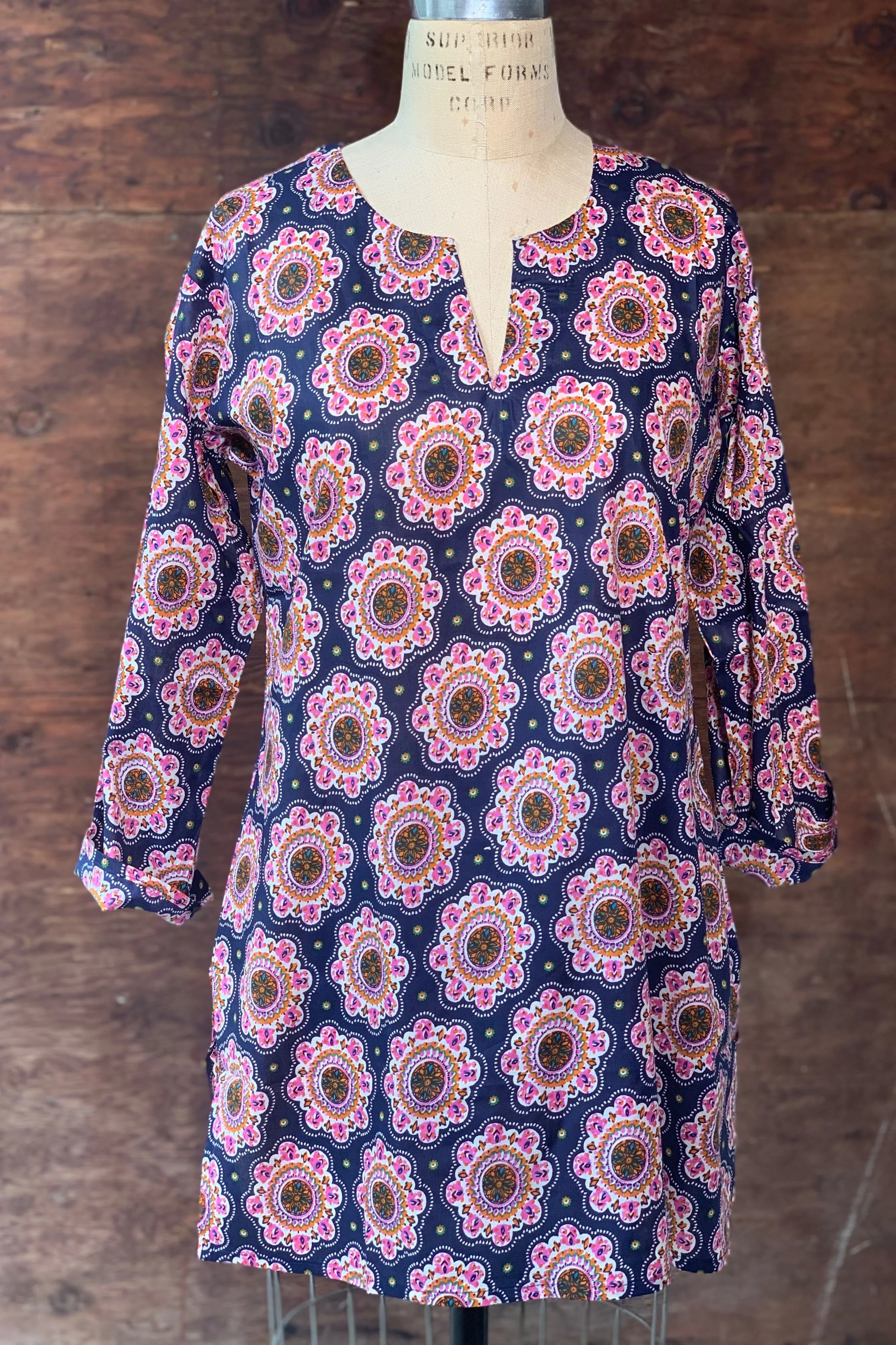 Dolma Cotton Tunic Top Bali