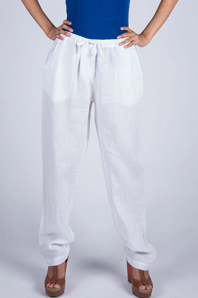 Dolma Slim Cut Linen Pants