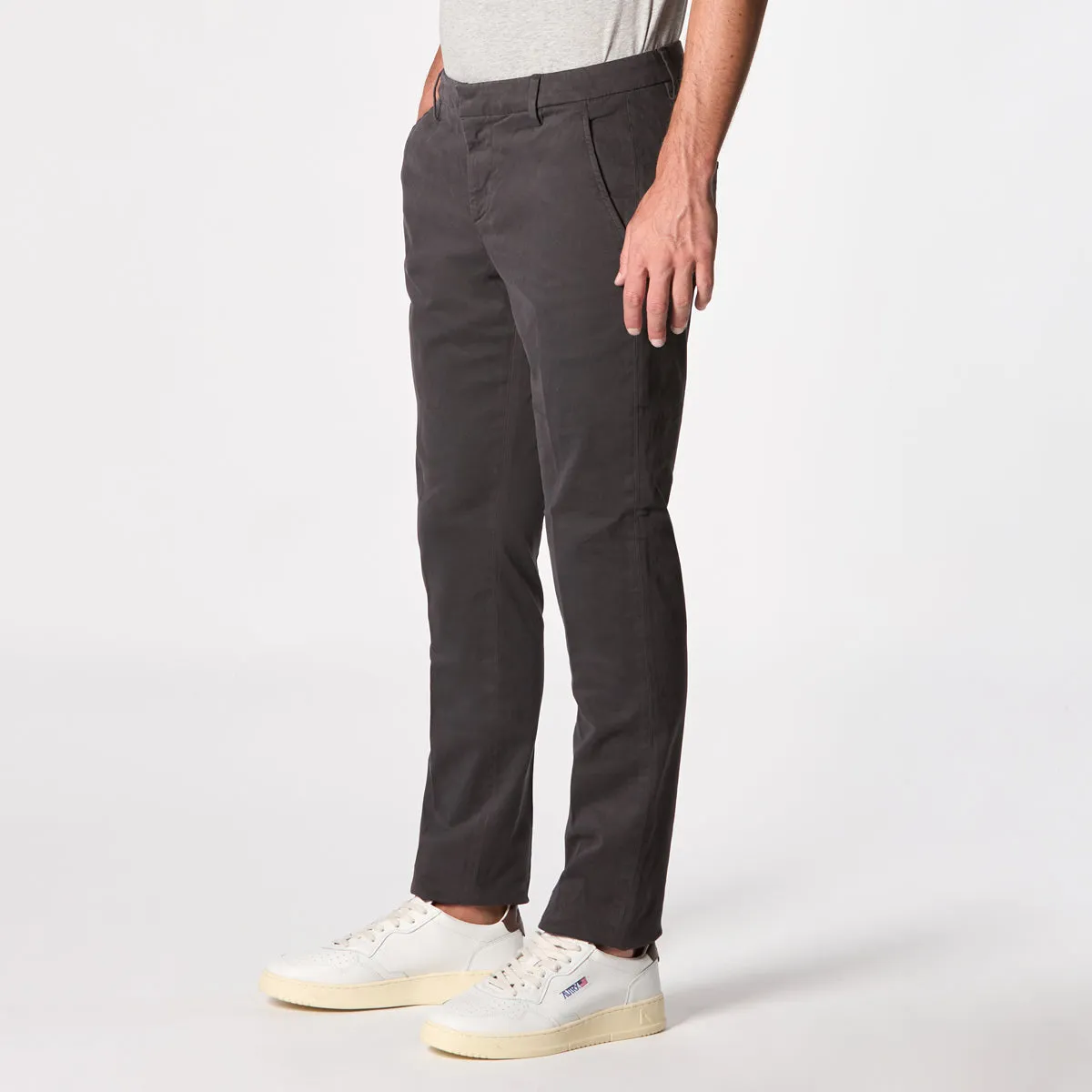 DONDUP TROUSERS UP235 GSE043 PTD 998 LEAD