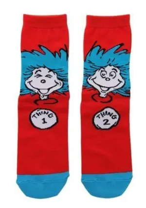 Dr. Suess' Thing 1 & Thing 2 Crew Socks